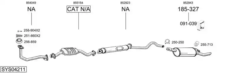 BOSAL SYS04211
