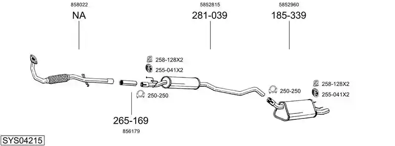 BOSAL SYS04215