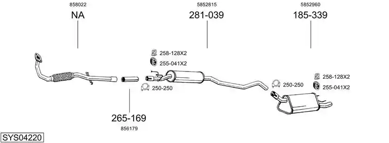 BOSAL SYS04220