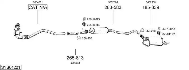 BOSAL SYS04221