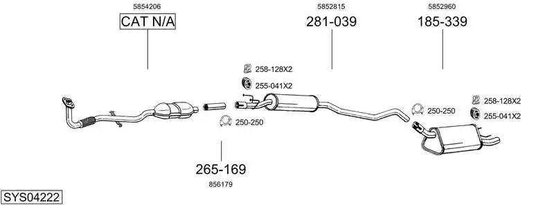 BOSAL SYS04222