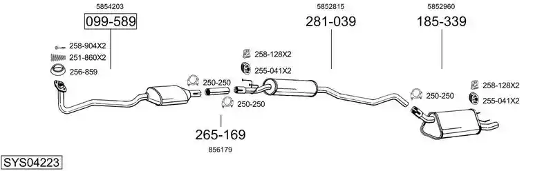 BOSAL SYS04223