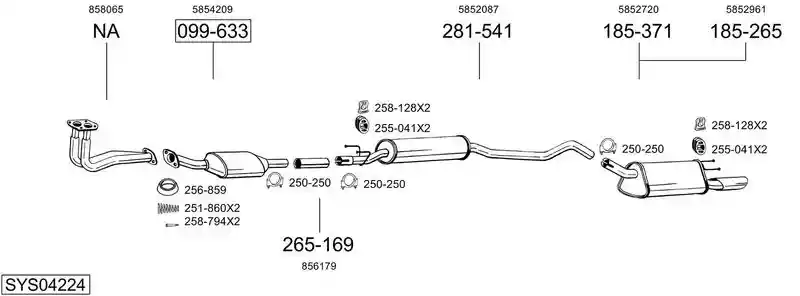 BOSAL SYS04224