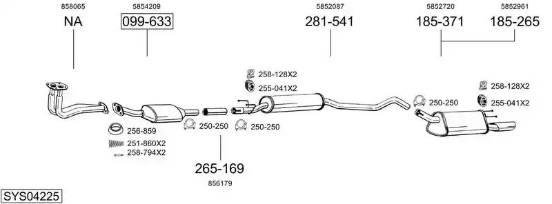 BOSAL SYS04225