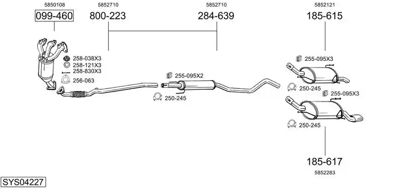 BOSAL SYS04227