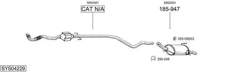BOSAL SYS04229
