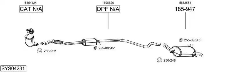 BOSAL SYS04231