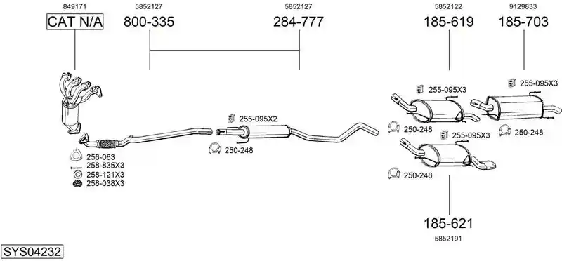 BOSAL SYS04232