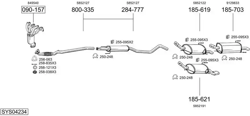 BOSAL SYS04234