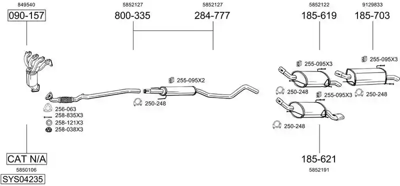 BOSAL SYS04235