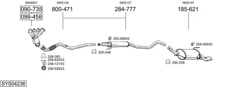 BOSAL SYS04236