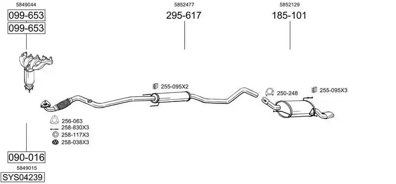 BOSAL SYS04239