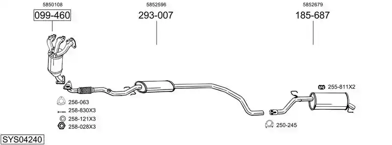 BOSAL SYS04240