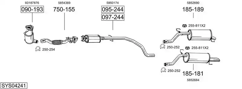 BOSAL SYS04241