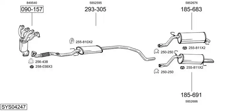 BOSAL SYS04247