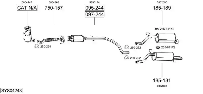 BOSAL SYS04248