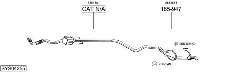BOSAL SYS04255
