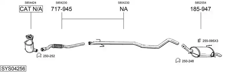 BOSAL SYS04256