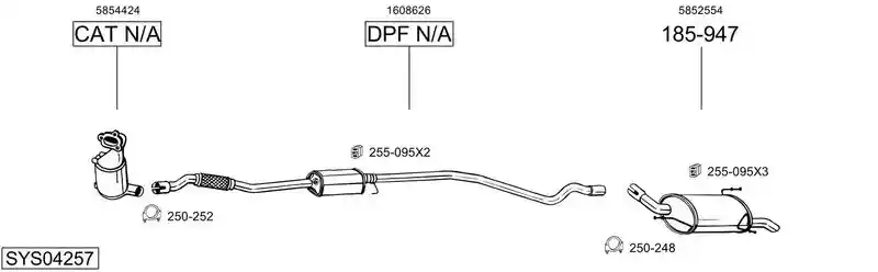 BOSAL SYS04257