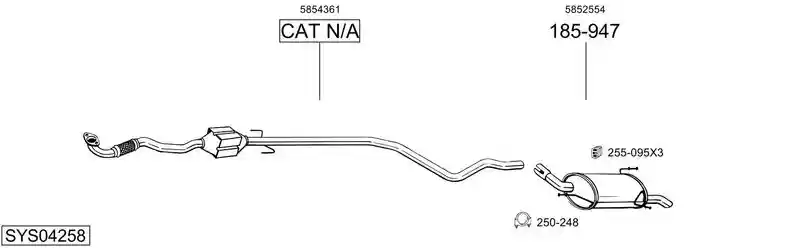 BOSAL SYS04258