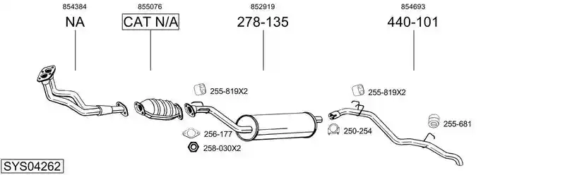 BOSAL SYS04262