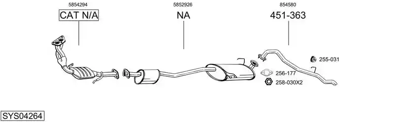 BOSAL SYS04264