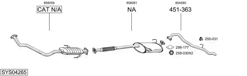 BOSAL SYS04265