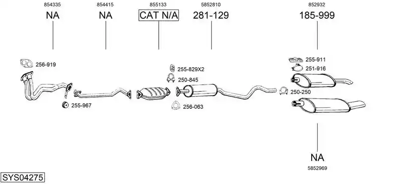 BOSAL SYS04275