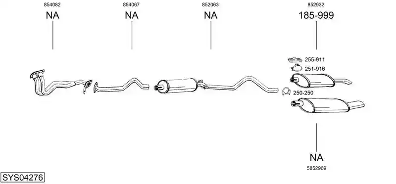 BOSAL SYS04276