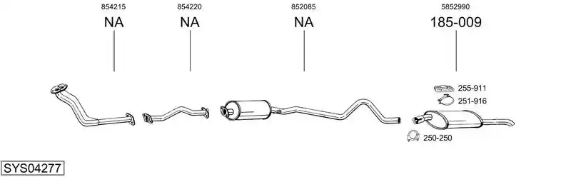 BOSAL SYS04277