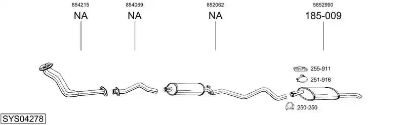 BOSAL SYS04278