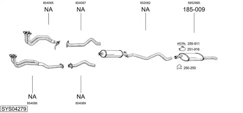 BOSAL SYS04279