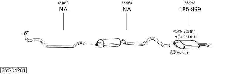 BOSAL SYS04281