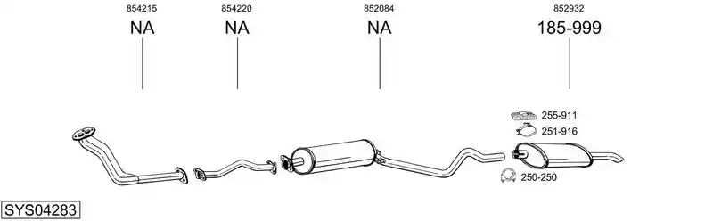 BOSAL SYS04283