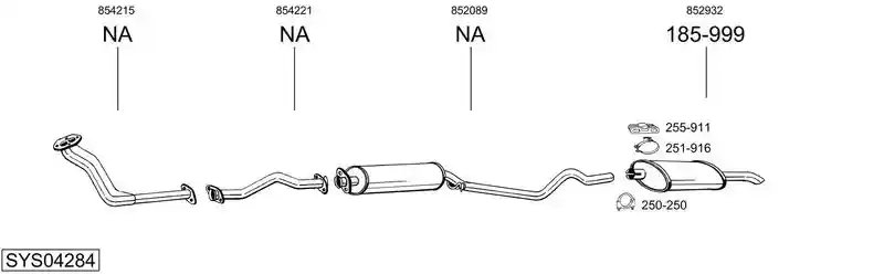 BOSAL SYS04284