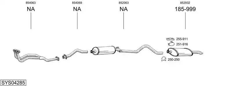 BOSAL SYS04285