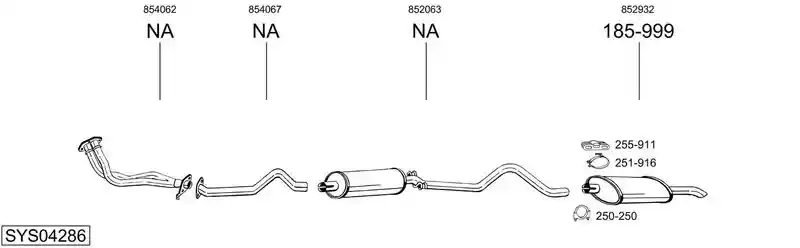 BOSAL SYS04286
