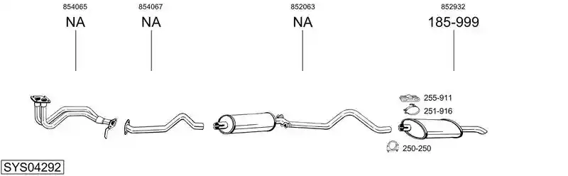 BOSAL SYS04292