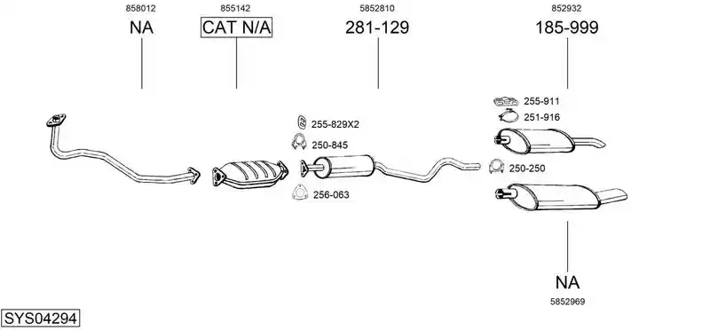 BOSAL SYS04294