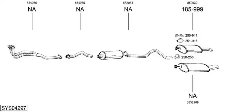 BOSAL SYS04297