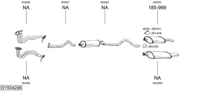BOSAL SYS04298