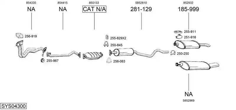 BOSAL SYS04300