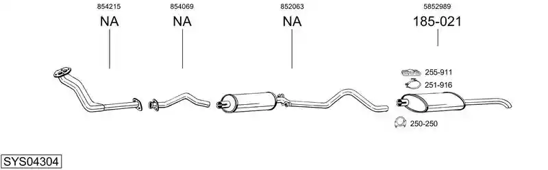 BOSAL SYS04304
