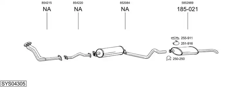 BOSAL SYS04305