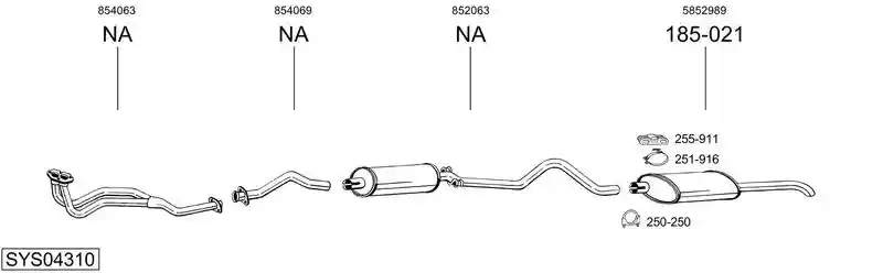 BOSAL SYS04310