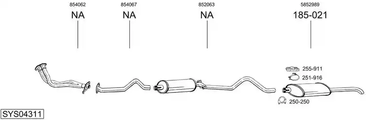 BOSAL SYS04311