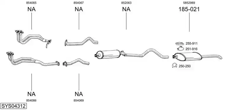 BOSAL SYS04312