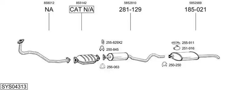 BOSAL SYS04313