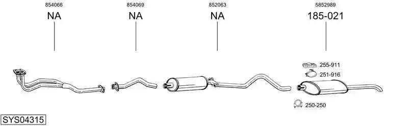 BOSAL SYS04315