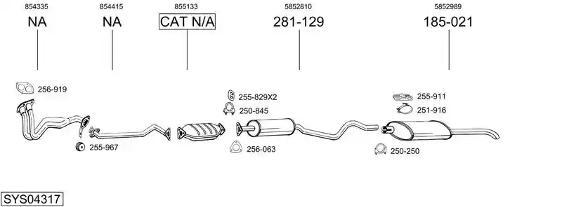 BOSAL SYS04317